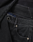 Veronica Beard Kasey Wide-Leg Jean - Washed Onyx
