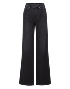 Veronica Beard Kasey Wide-Leg Jean - Washed Onyx
