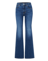 Veronica Beard Crosbie Slim Wide-Leg Jean - Bright Blue