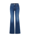 Veronica Beard Crosbie Slim Wide-Leg Jean - Bright Blue
