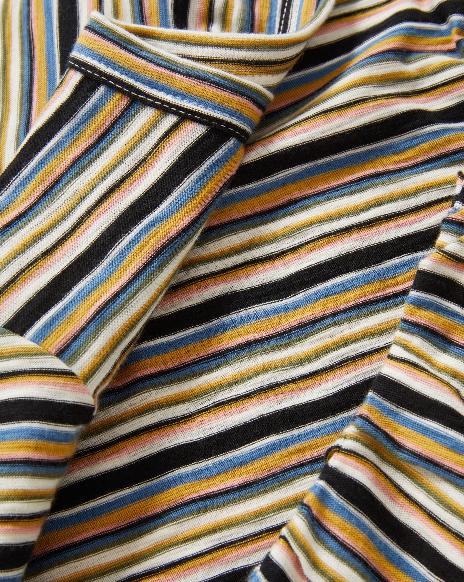 Veronica Beard Remus Striped T-Shirt - Multi Stripe