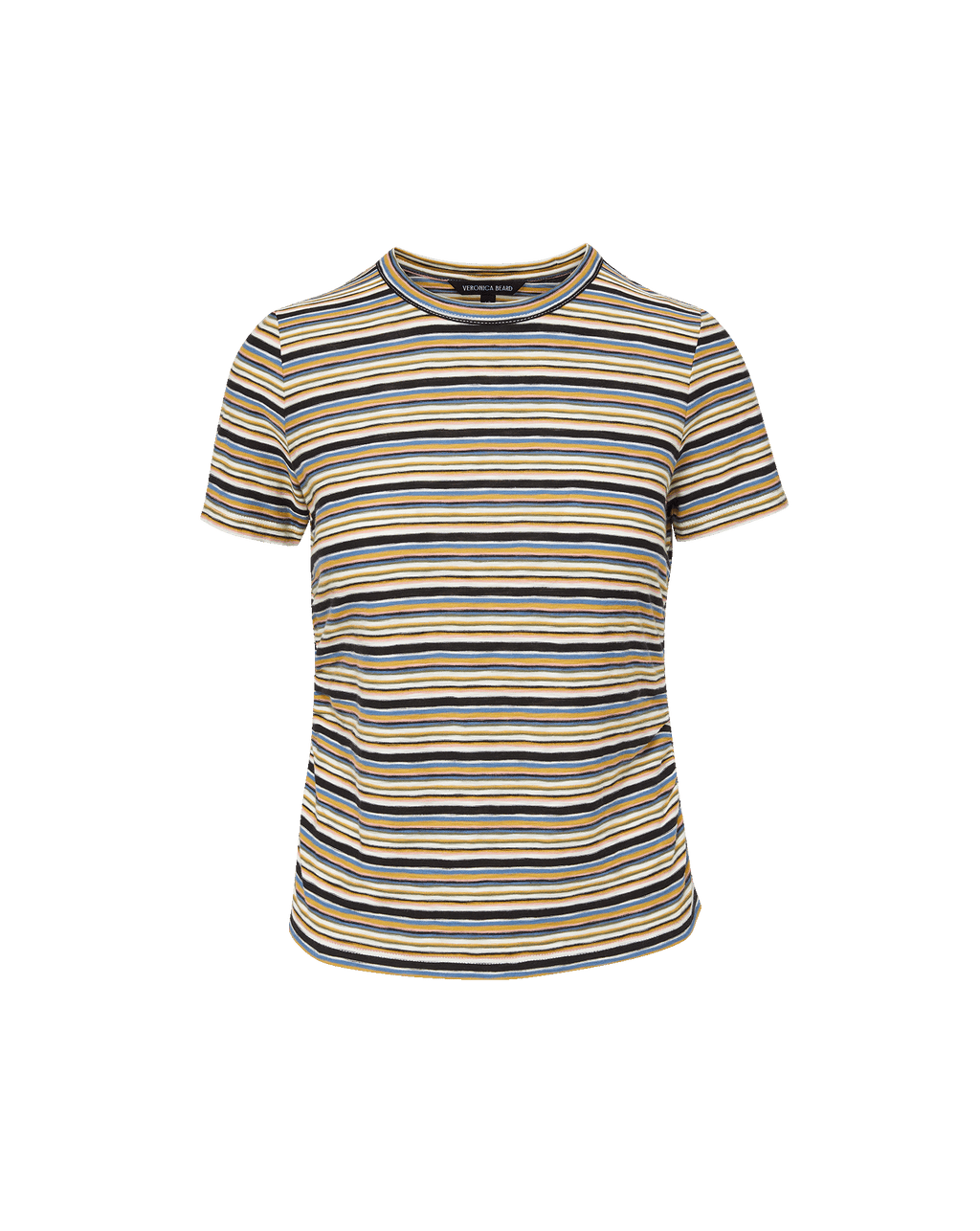 Veronica Beard Remus Striped T-Shirt Multi Stripe