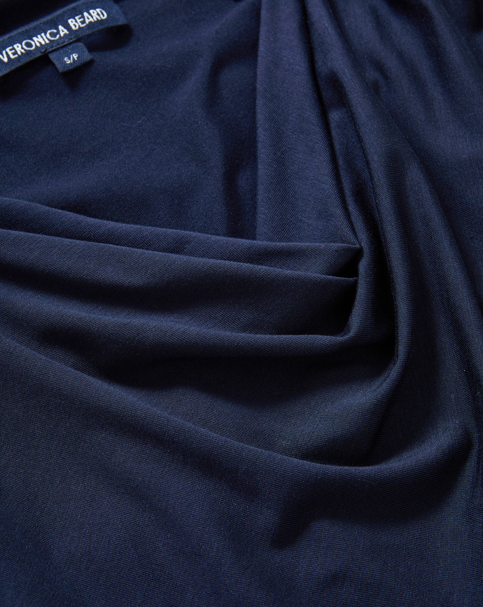Veronica Beard Kerilyn Ruched Maxi Dress - Navy