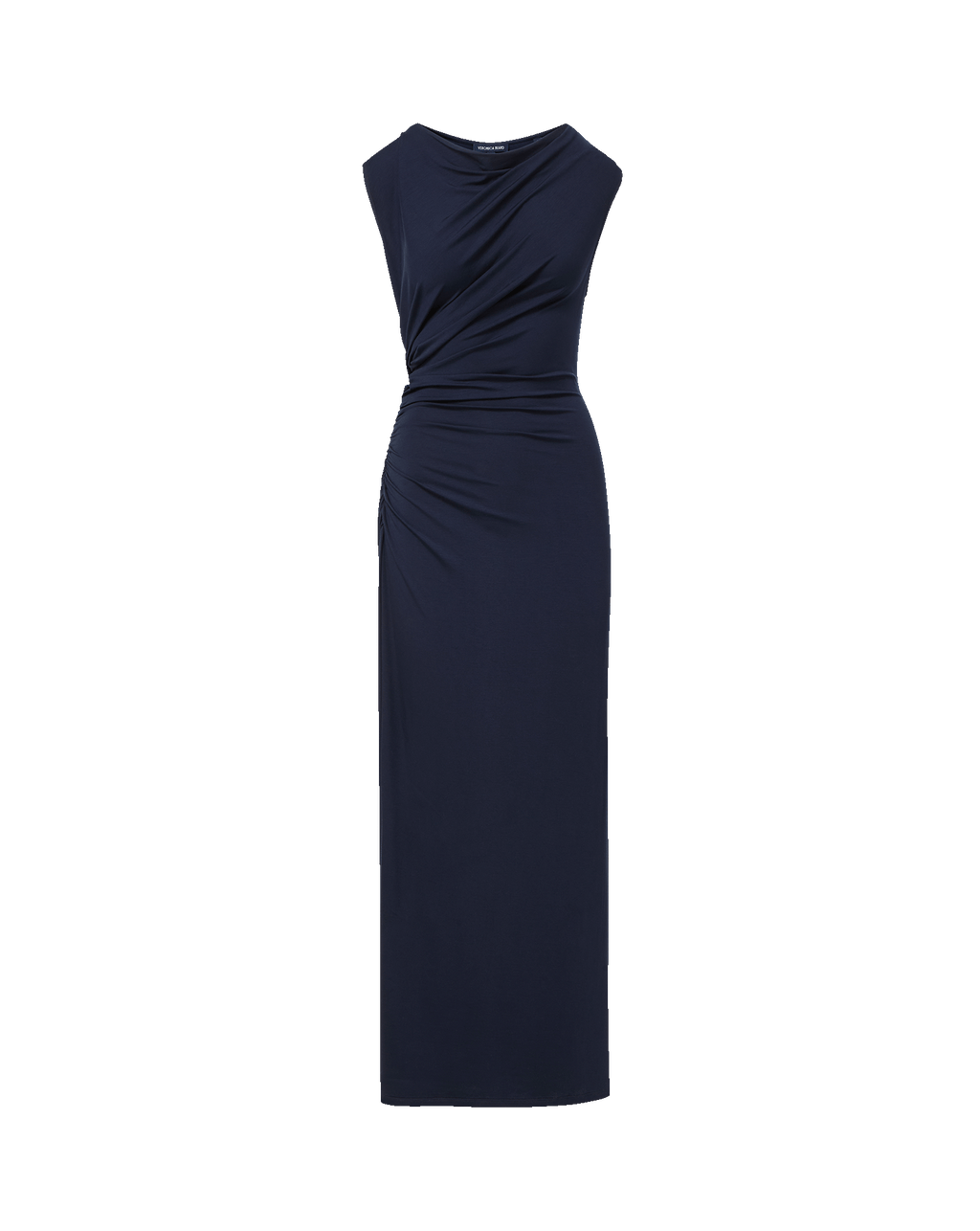 Veronica Beard Kerilyn Ruched Maxi Dress - Navy