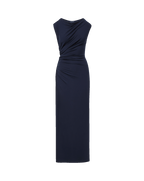 Veronica Beard Kerilyn Ruched Maxi Dress - Navy