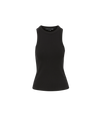Veronica Beard Jordyn Cropped Tank Top - Black