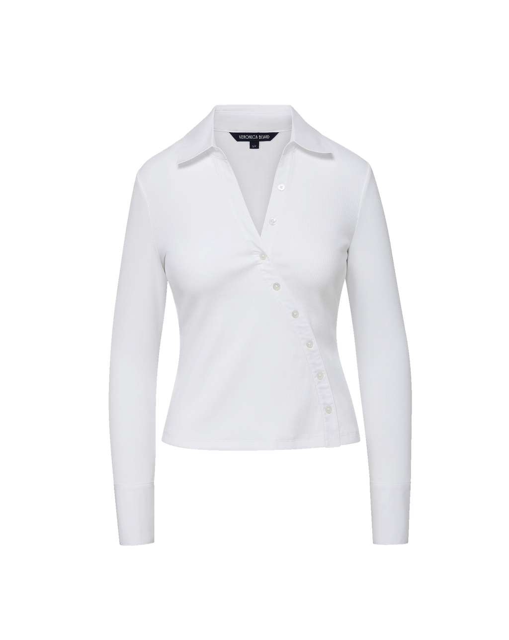 Veronica Beard Brenner Button-Down Top - White