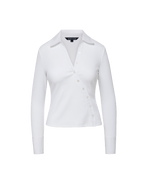 Veronica Beard Brenner Button-Down Top - White