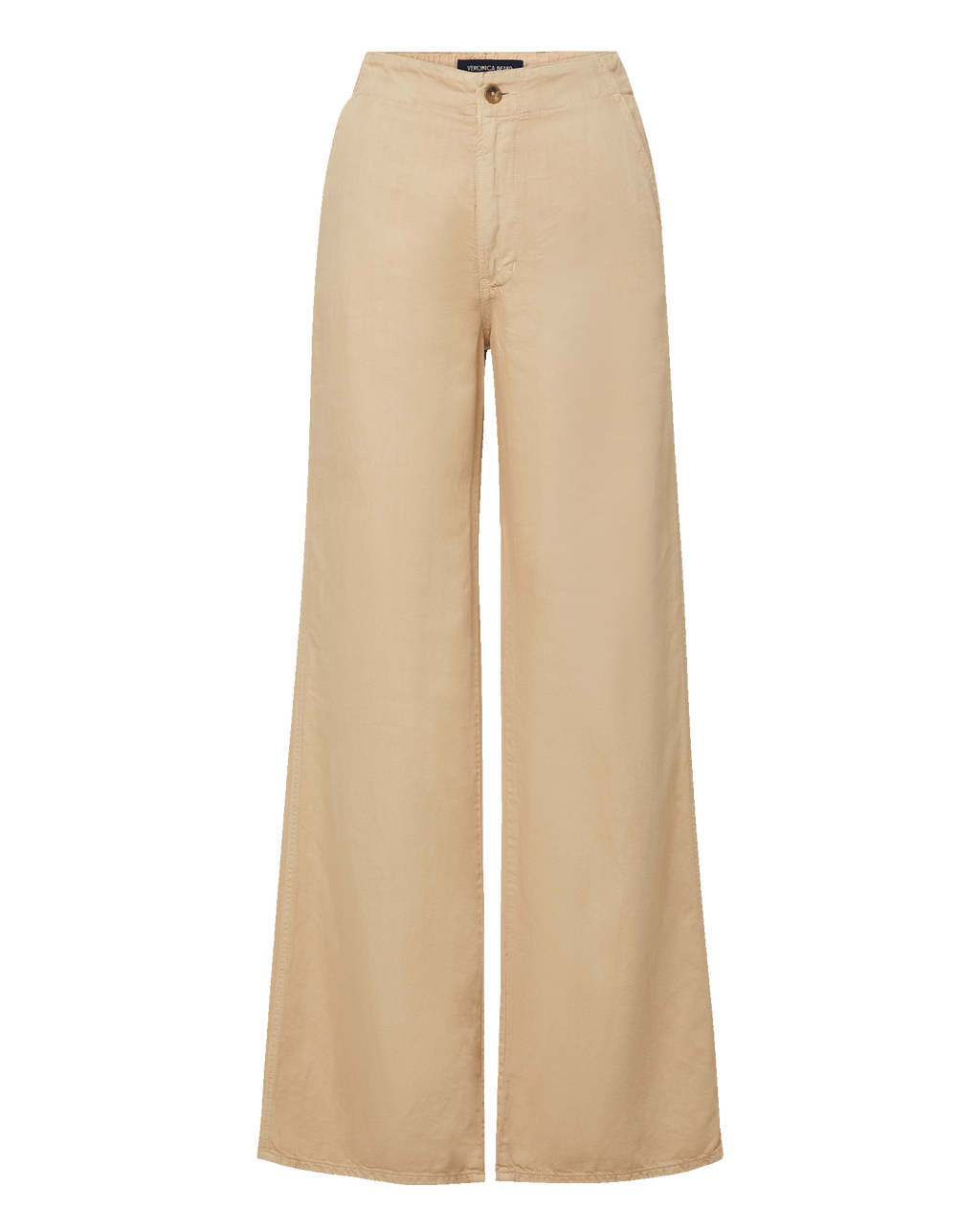 Veronica Beard Kasey Wide-Leg Pant - Stone Khaki
