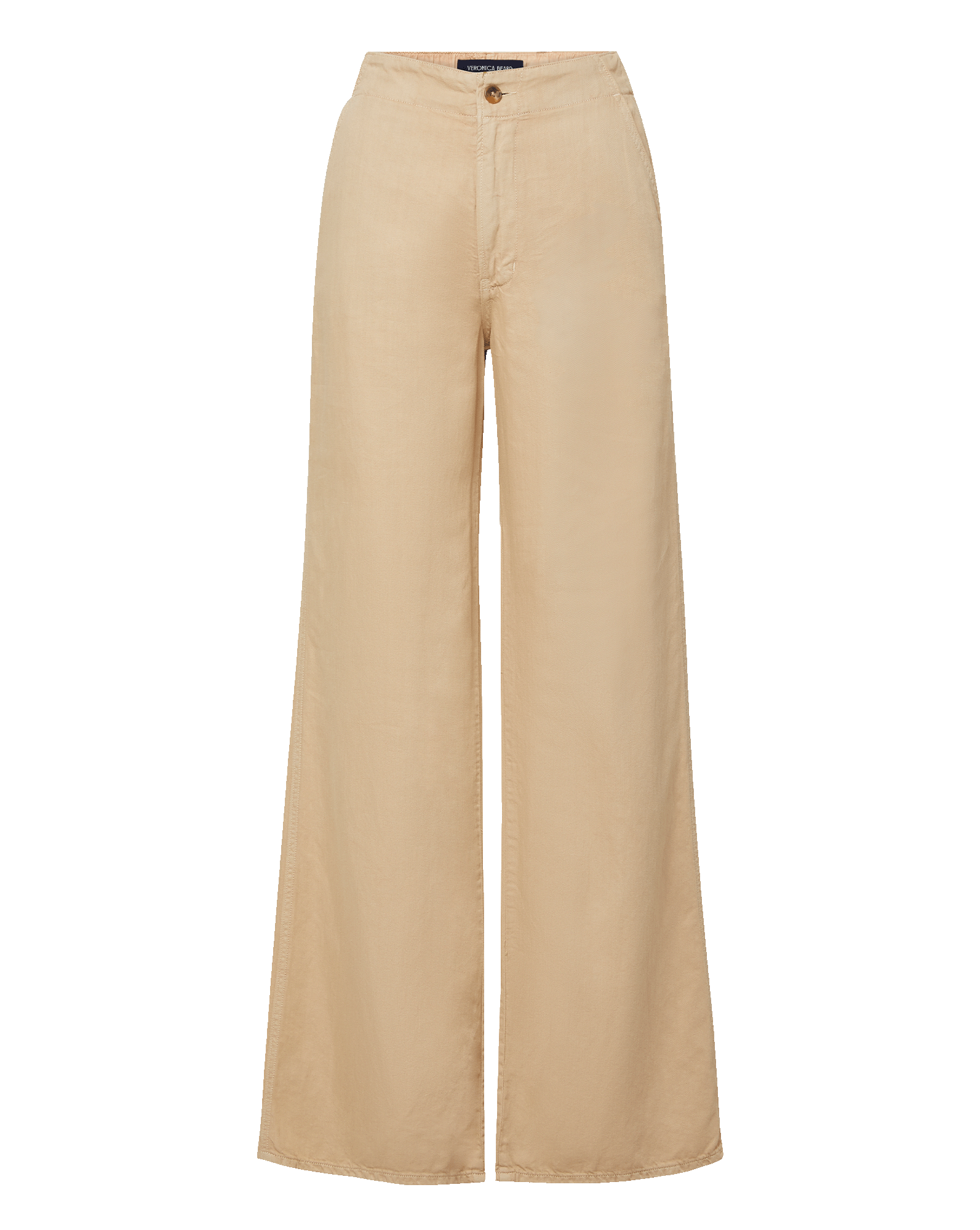 Veronica Beard Kasey Wide-Leg Pant - Stone Khaki