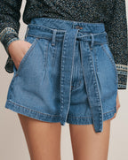 Veronica Beard Jaylen Denim Short - Serendipity