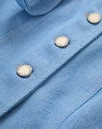 Veronica Beard Spensley Denim Vest - Bayside