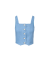 Veronica Beard Spensley Denim Vest - Bayside