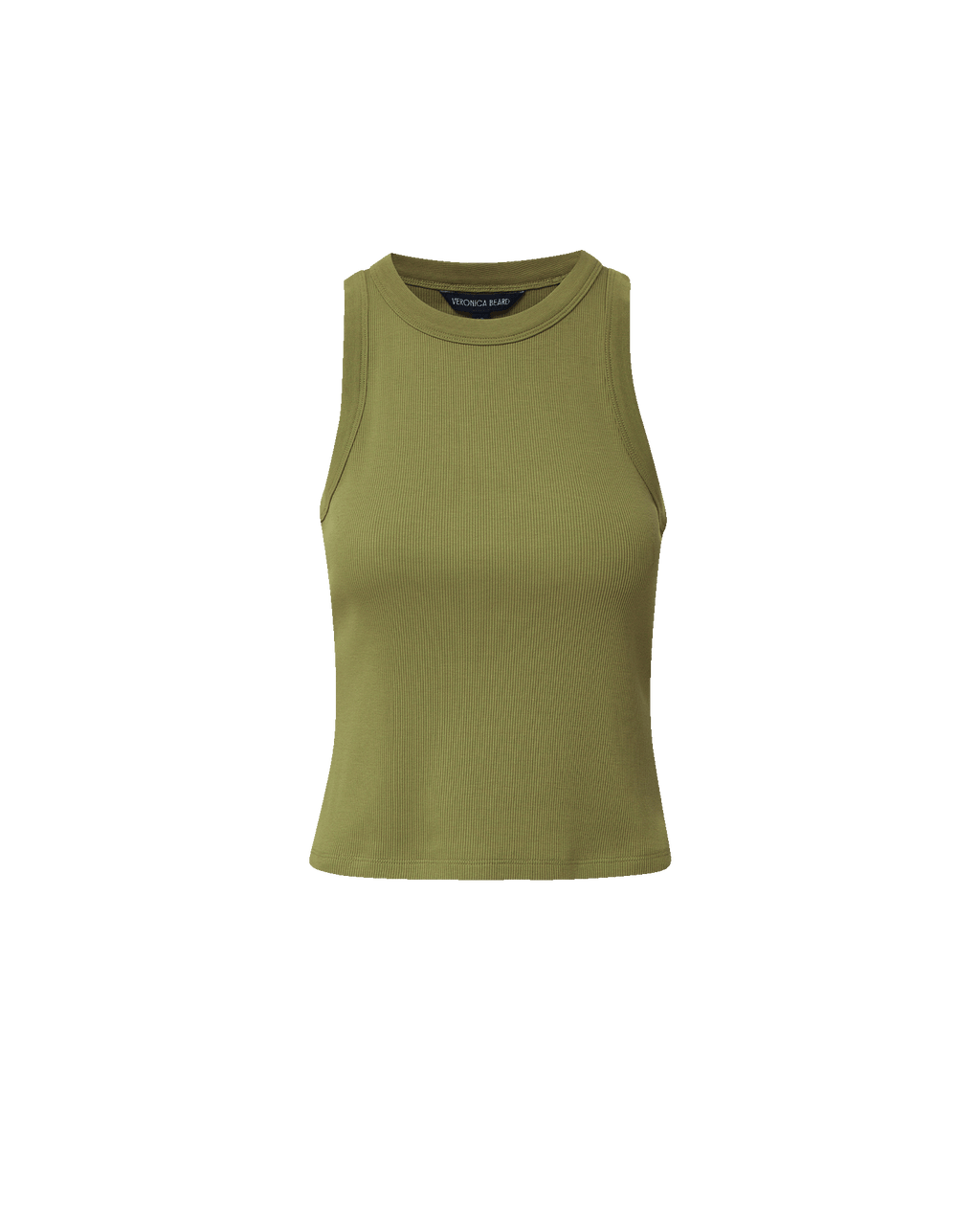 Veronica Beard Jordyn Cropped Tank Top - Cactus