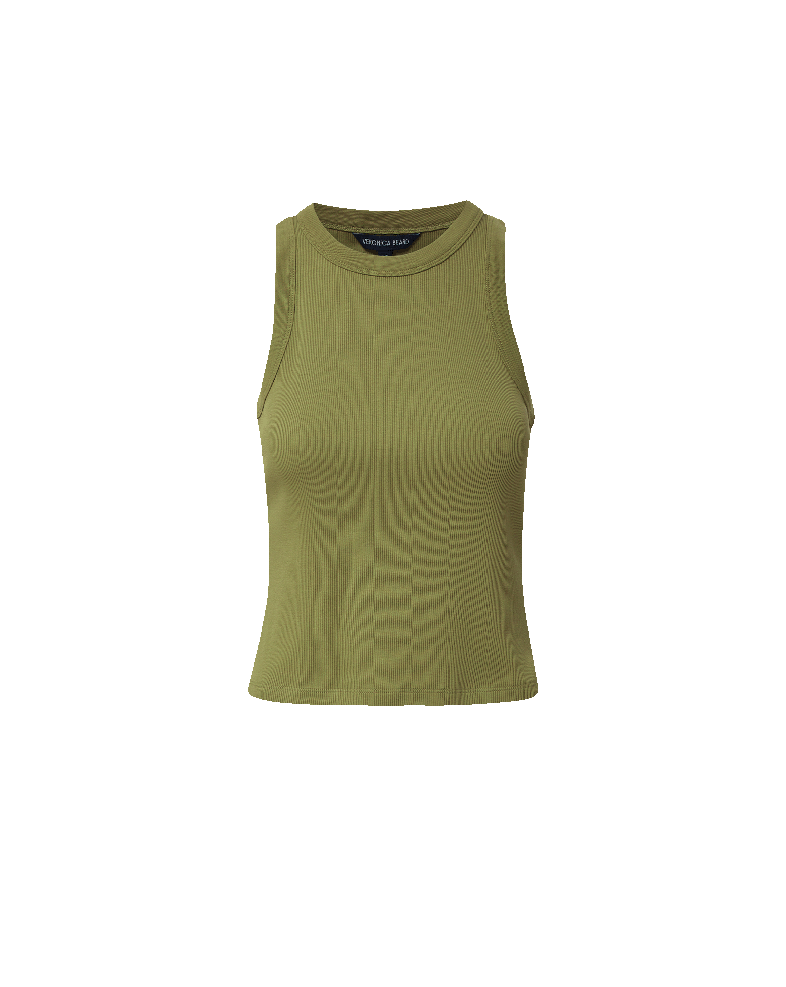 Veronica Beard Jordyn Cropped Tank Top - Cactus