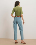 Veronica Beard Reubian Henley T-Shirt - Cactus