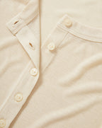 Veronica Beard Hyland Button-Down T-Shirt - Ecru