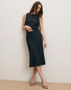 Veronica Beard Selah Lace Tank Top - Navy