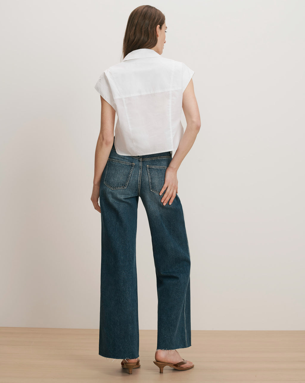 Veronica Beard Nestor Button-Down Shirt - White