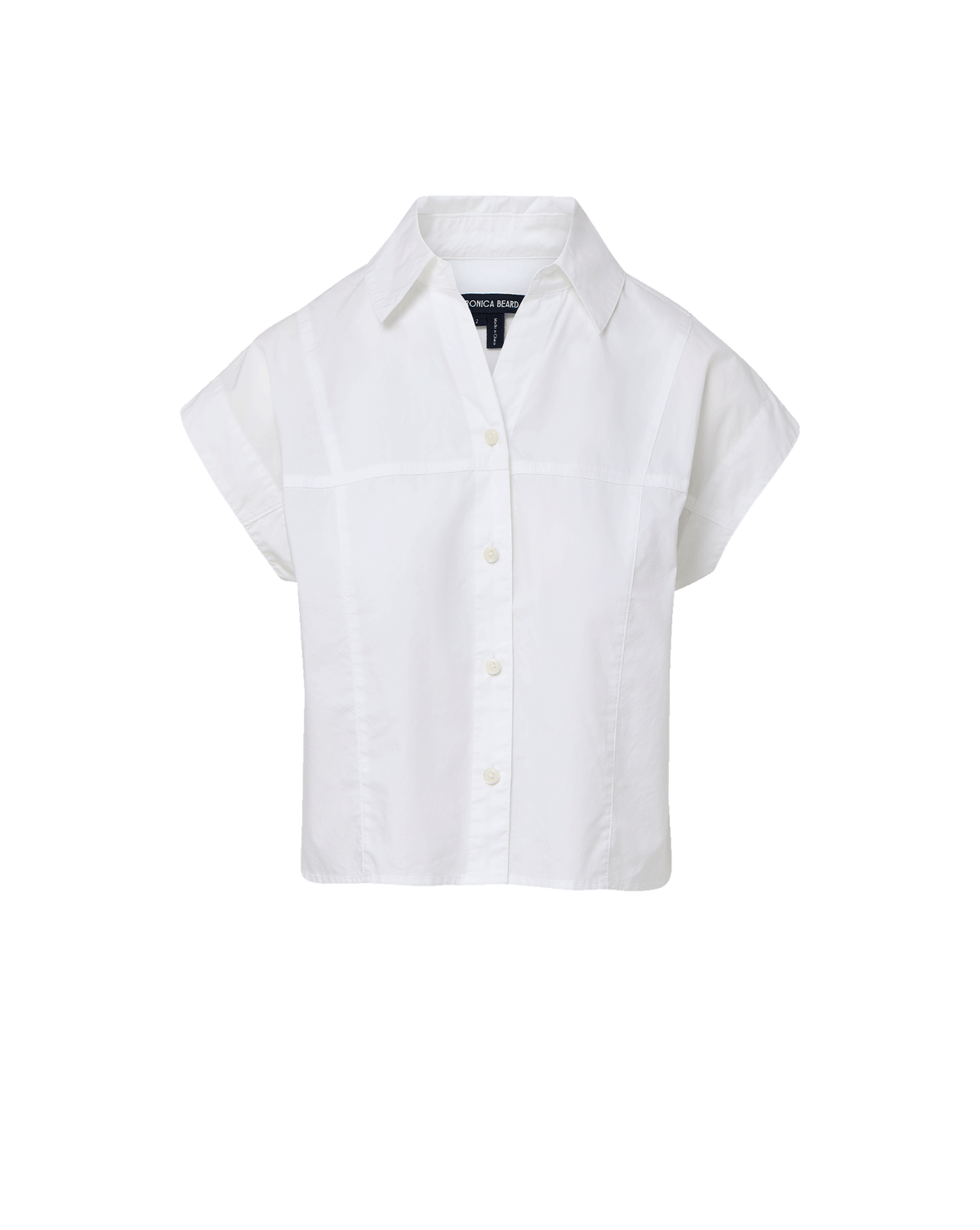 Veronica Beard Nestor Button-Down Shirt - White