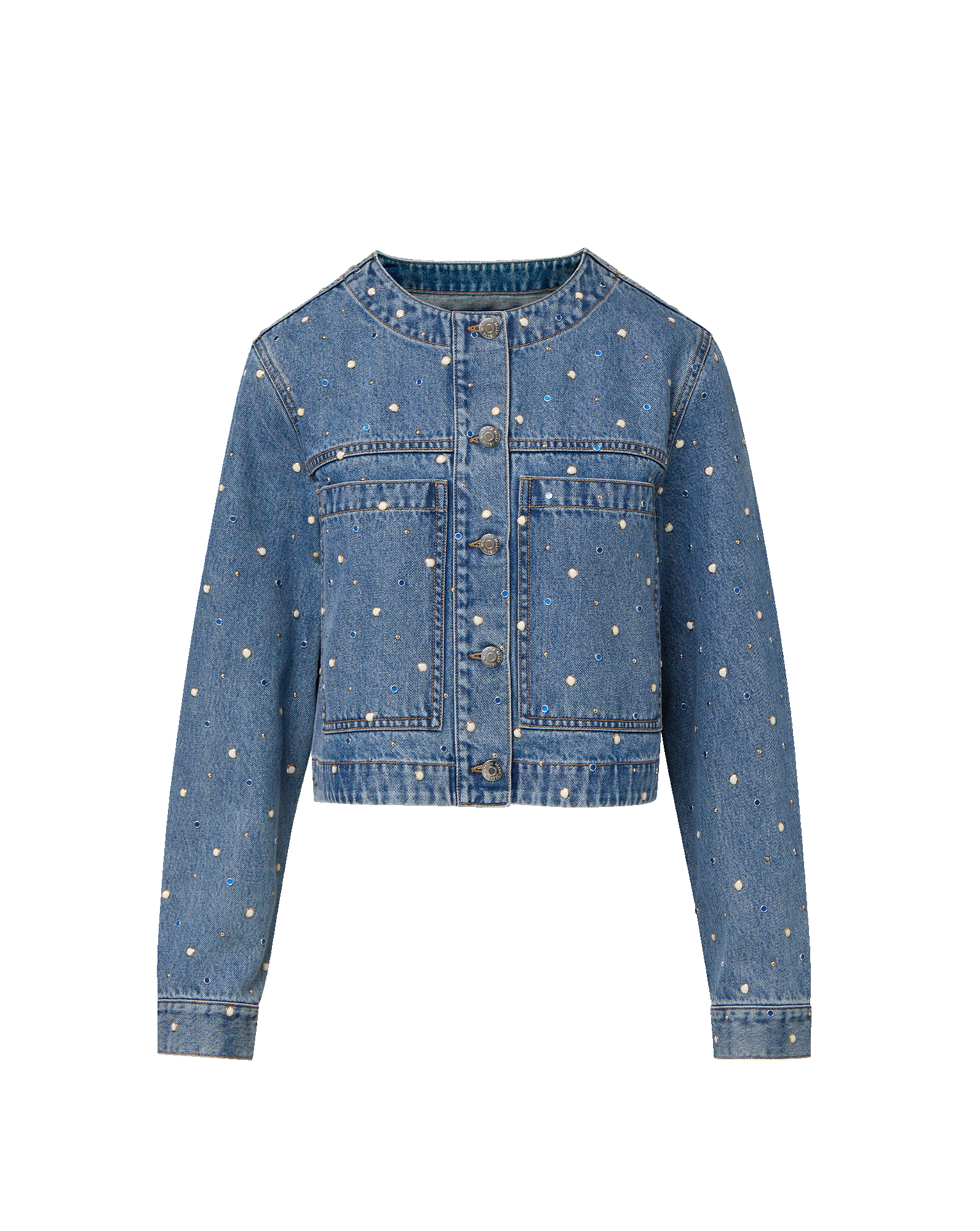Veronica Beard Lowry Embellished Jacket - Amethyst Frost 