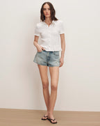 Veronica Beard Ellisandra Top - White