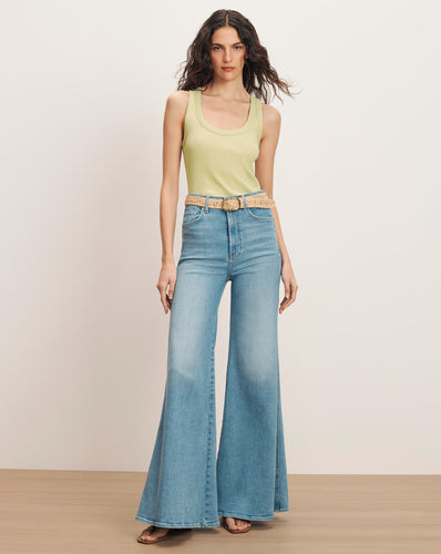 Veronica Beard Jesse Ultra-Flare Jean - Big Splash