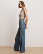 Veronica Beard Taylor Godet Wide-Leg Jean - Sneek Peek