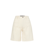 Veronica Beard Carter Canvas Short - Ecru