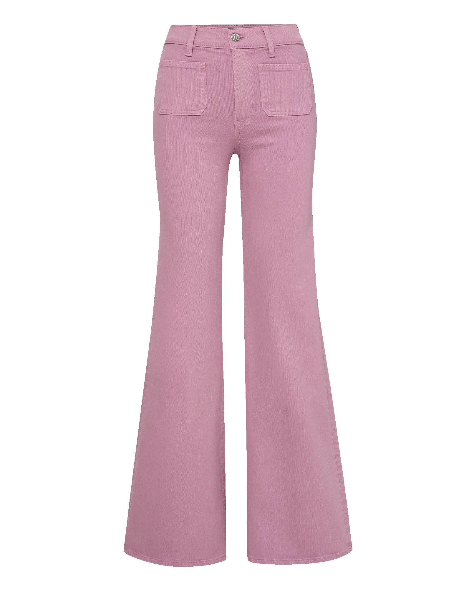 Veronica Beard Joplin Patch-Pocket Flare Jean - Orchid Haze