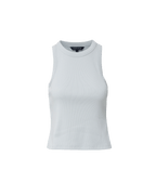 Veronica Beard Jordyn Cropped Tank Top - River Mist
