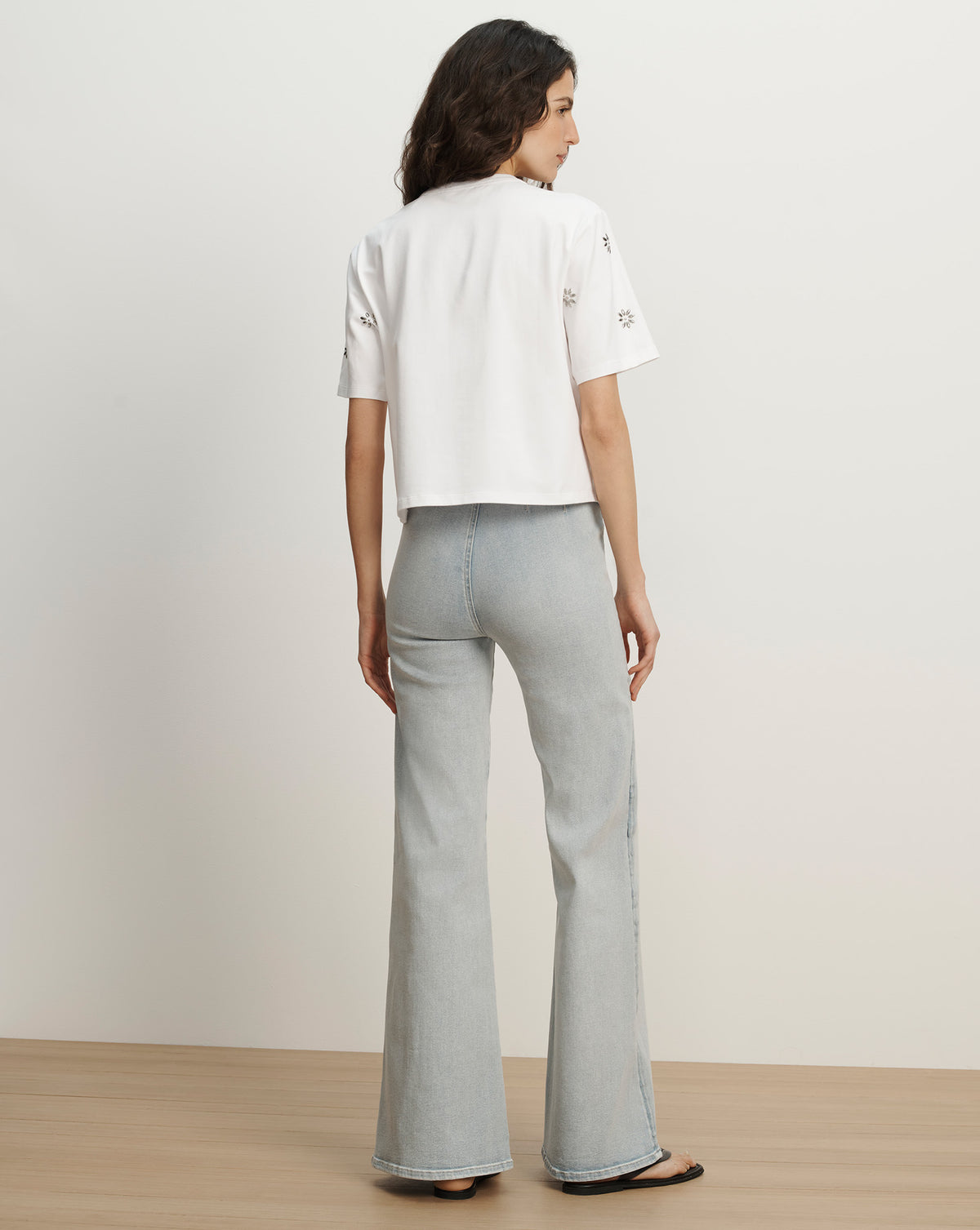 Veronica Beard Sebastian Embellished T-Shirt - White