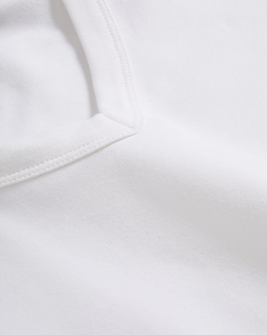 Veronica Beard White cotton V-neck t-shirt.