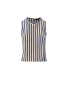 Veronica Beard Dravin Top - Ecru Bluefin Multi