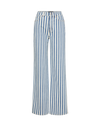 Veronica Beard Blue and white striped denim jeans.