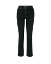 Veronica Beard Black denim high-rise flare jeans.