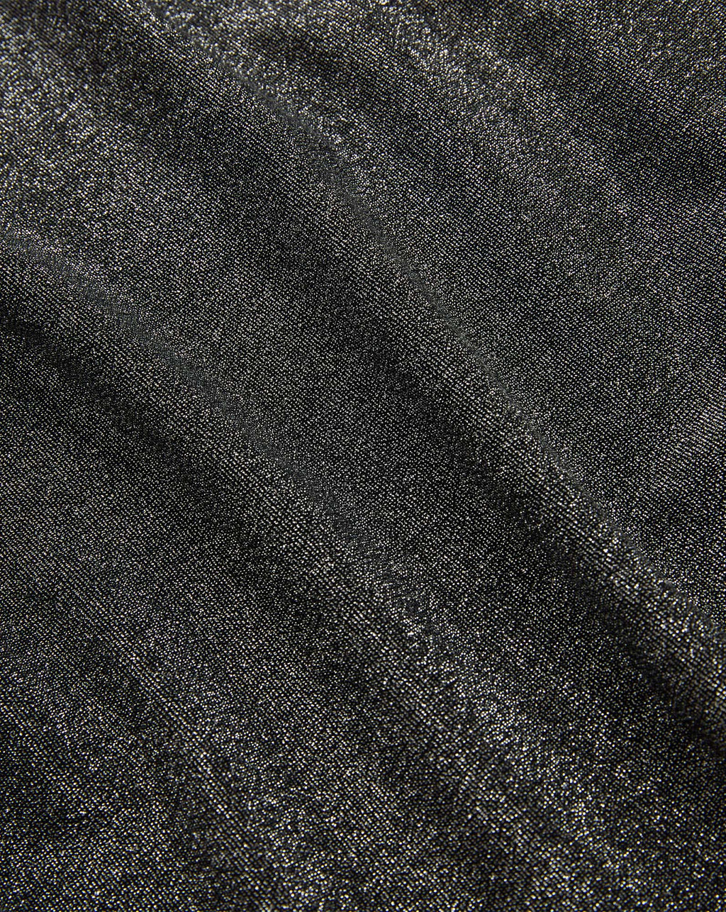 Veronica Beard Black metallic shimmering textured fabric material.