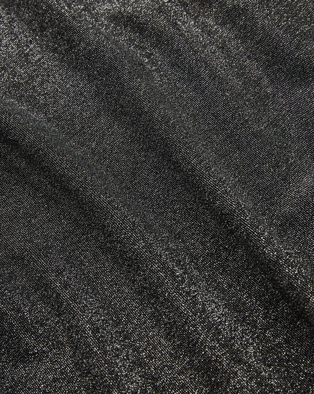 Veronica Beard Black metallic shimmering textured fabric material.