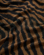Veronica Beard Brown and black tiger stripe knit garment.