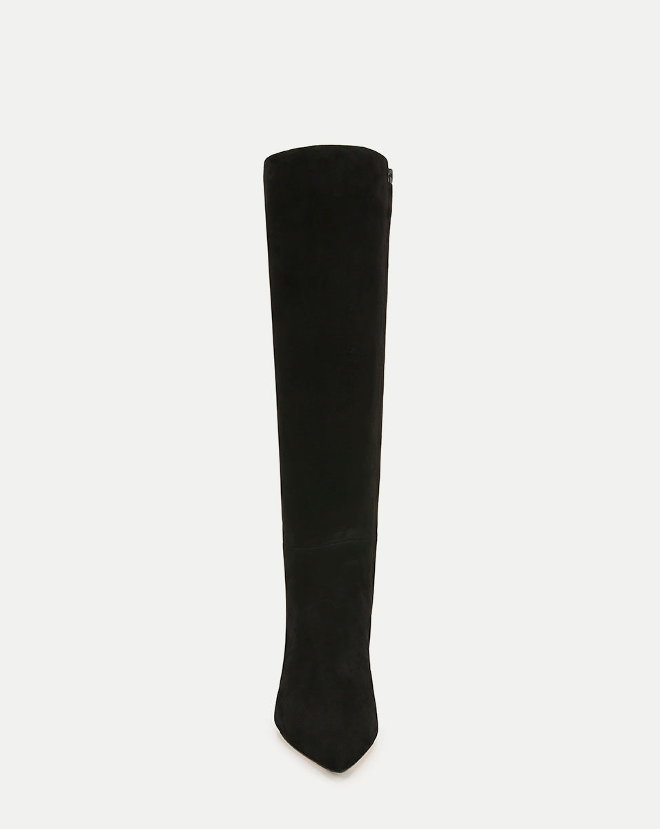 Veronica Beard Lisa Mid-Heel Boot - Black