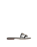 Veronica Beard Via Slide Sandal - Silver