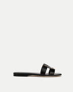 Veronica Beard Via Slide Sandal - Black