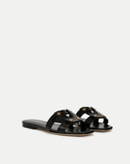 Veronica Beard Via Slide Sandal - Black