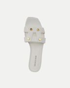 Veronica Beard Via Slide Sandal - Coconut