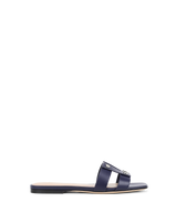 Veronica Beard Via Slide Sandal - Navy
