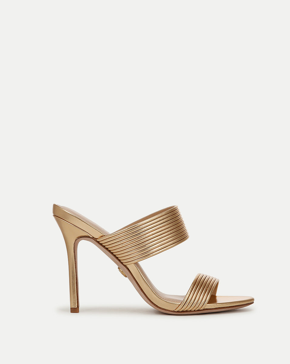 Veronica Beard Asha Sandal - Gold
