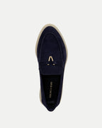 Veronica Beard Ailey Suede Loafer - Eclipse