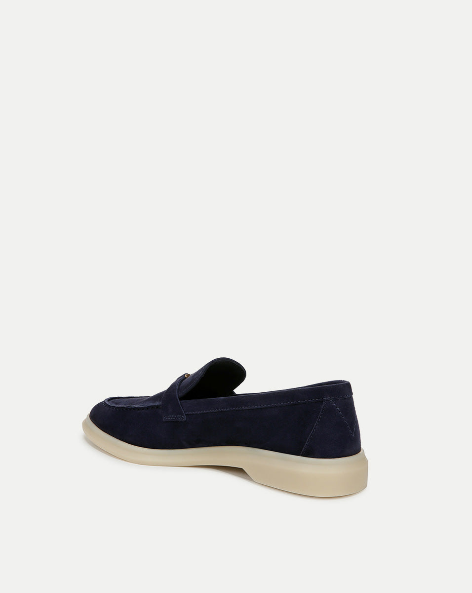 Veronica Beard Ailey Suede Loafer - Eclipse