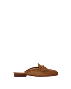 Veronica Beard Penny Suede Mule - Hazelwood