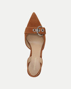 Veronica Beard Roxy Suede Slingback Pump - Hazelwood